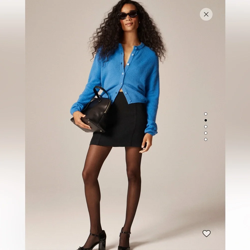 JCREW SUPER SOFT BUBBLE HEM CARDIGAN - Picture 3 of 7